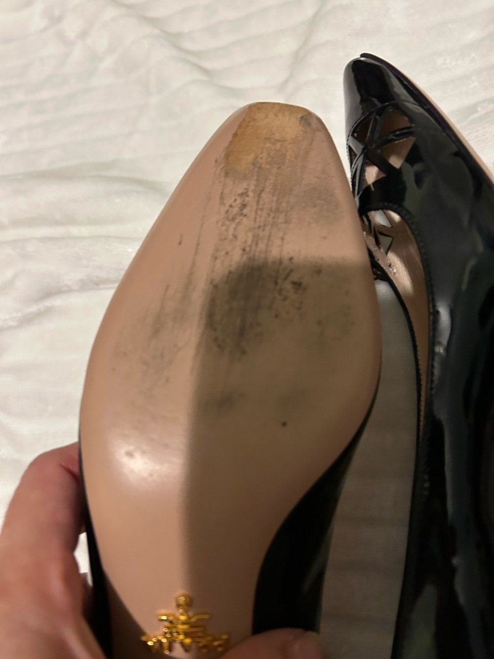 Prada patent leather 2 inch heel - Picture 10 of 17